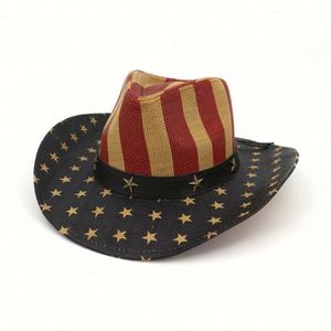 Sombreros de Vaquero al por Mayor con Ala Moldeable de los Dallas Cowboys, Sombreros con <span class=keywords><strong>la</strong></span> Bandera de EE. UU. - Product Image 3