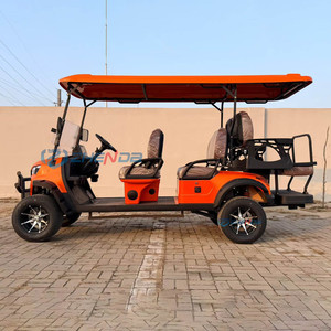 Voiturette de <span class=keywords><strong>golf</strong></span> électrique <span class=keywords><strong>mini</strong></span> cargo 4 places à batterie au plomb, certifiée CE/DOT, pour usage agricole – Prix abordable - Product Image 3