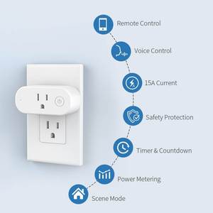Prise intelligente OIT AM2, norme américaine 120V 15A, adaptée au moniteur <span class=keywords><strong>de</strong></span> puissance, à la minuterie Oop - Product Image 2