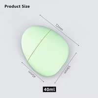 Emballage de crème pour les yeux en lotion cosmétique, tube souple en plastique PE, impression personnalisable, tube souple pour soins de la peau, toucher doux