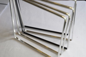 Barre d'espacement moderne en aluminium 16,5A et installation facile par vis, garantie de plus de 5 ans, applications pour portes vitrées d'hôtels - Product Image 5