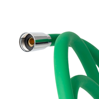Manguera de Ducha Flexible y Duradera de Silicona Verde Anti-Torsión para Baño