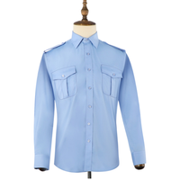 Chemises d'uniforme de travail d'été à manches courtes et longues pour les équipes de gestion immobilière et de performance artistique en polyester
