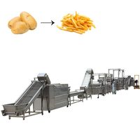 Ligne de production entièrement automatique de chips de pommes de terre, équipement de fabrication, prix commercial