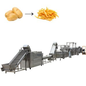 Línea de Producción de Papas Fritas Totalmente Automática, Máquina para Fabricar Papas Fritas, Precio Comercial - Product Image 1