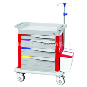 Carrito de anestesia Henry HR-353 ABS, carrito médico móvil para uso en quirófano - Product Image 5