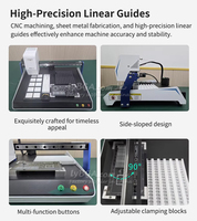 Mesin Pemasang SMT Kamera Visi Ganda LY-Mini S1 Kecepatan Tinggi Nozzle Tunggal Desktop P&P untuk Perakitan PCB LED