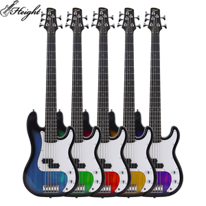 Guitare électrique 5 cordes sur mesure basse de nombreuses couleurs supportant de petits lots guitare basse électrique personnalisée par petit lot unique - Product Image 1