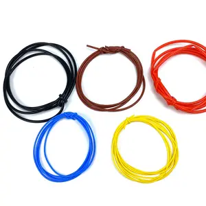 High Quality ID 1-15MMサイズFlexible Heat Resistant Transparent Silicone Rubber Tubeためワイヤ絶縁