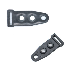 Hebilla de esquina para tienda de campaña Kjm, cierre de plástico de doble ojo B101 de 22 mm para accesorios de postes de tienda de campaña - Product Image 1