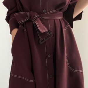 <span class=keywords><strong>Abito</strong></span> da Donna All'ingrosso Primavera Autunno 2026 Elegante di Carattere in Stile Coreano Largo a Maniche Lunghe con Taglio ad A - Product Image 3