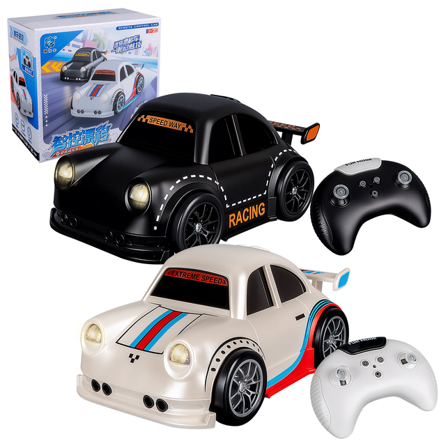 New Design Mini 2.4GHz RC Racing Car Induction Remote Control Drift Car Toys for Kids Smart Sensing Follow Mode Teasing Pet Toys