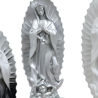 Statue religieuse mexicaine en résine, Vierge Marie, modèle peint à la main, écologique, décoration de Noël pour la maison