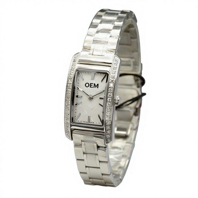 Luxury Quartz Stainless Steel Glass Watch Waterproof Hot Selling for Men Women Couples' Light Watch Manufactured Foreign Note