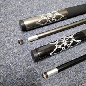 สระว่ายน้ำอเมริกัน1/2และสนุ๊กเกอร์คาร์บอนคลับ12มม. สีดำแปดคลับ - Product Image 3