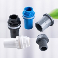 Conector de Tubería de PVC de 16/20/25/32/40/50 mm, Junta de Riego para Jardín, Drenaje de 2 Vías, Conector de Agua para Pecera/Acuario, Accesorios