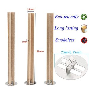 Mecha de madera cruzada disponible de tamaño personalizado de fábrica de China para hacer velas Saleval de EE. UU. - Product Image 2