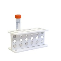 Soporte Transparente Personalizado Preensamblado para Tubos de Ensayo de Acrílico, Suministros de Laboratorio, Exhibidor Centrífugo de Inspección