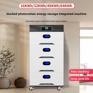 Unidad Integrada de Controlador de Inversor de Almacenamiento de Energía Fotovoltaica de Iones de Litio Apilable para Hogar y Comercio, 64 V, 6.5KW, 11KW - Product Image 5