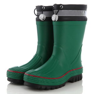 Bottes de pluie personnalisées OEM, bottes en <span class=keywords><strong>caoutchouc</strong></span> classiques pour enfants, chaussures d'eau antidérapantes imperméables pour garçons - Product Image 4