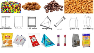 Máquina Automática de Envasado Vertical de Gránulos <span class=keywords><strong>para</strong></span> Bombones, Dulces de Chocolate, Golosinas con Taza Medidora - Product Image 2