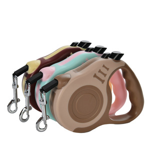 Laisse de traction rétractable automatique en ABS pour animaux de compagnie, 3m/5m, dispositif de traction en forme d'os pour chiens de petite/moyenne taille, pour la promenade en extérieur, anti-perte - Product Image 3