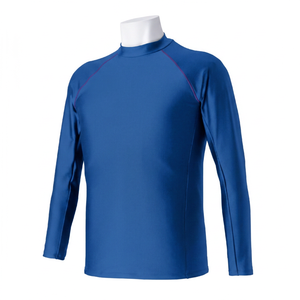 Chemise de compression à manches longues pour homme, en spandex et polyester noir, à séchage rapide, pour l'entraînement et les sports nautiques - Product Image 2
