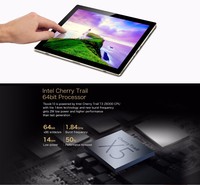Tablette tactile Windows 10 avec clavier W101-N3350 Intel Apollo Lake N3350 2,4 GHz 2+32/4+64 Go 10,1 pouces 2-en-1