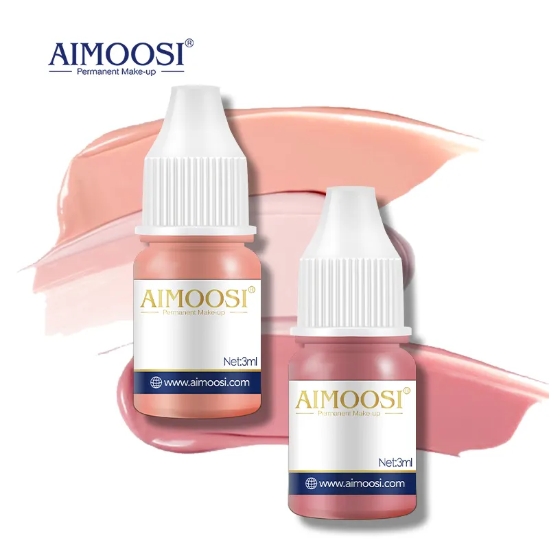 Microblading Aangepaste Aimoosi Micro Pigment Lip Microblading Permanente Make-Up