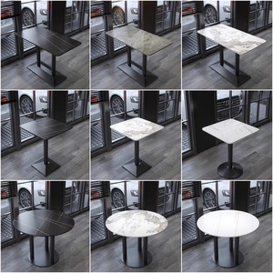 Juego de Muebles de Comedor Modernos y de Lujo para Restaurante, Sillas y Mesas para Hotel, Apartamento, Restaurante, Sillas y Mesas de Metal y Madera - Product Image 6