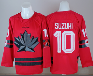 Jersey de Hockey sobre Hielo Canadá 2026 para Hombre, Rojo, Negro y Blanco, con Bordado de 97 <span class=keywords><strong>Connor</strong></span> McDavid, 29 Nathan MacKinnon, 8 Cale y 23 Makar - Product Image 5