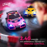 Coche de Derrape RC Supra 4WD a Escala 1/43 con Licencia Oficial, Control Remoto de Alta Velocidad 2.4G con Controlador Tipo Pistola, Kit RTR