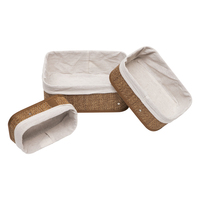 Paniers de rangement décoratifs en bambou tressé pour organiser les articles divers