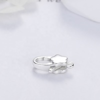 Fermoirs à griffes de homard en argent sterling 925 en forme de fleur de 13 mm, mignons et très demandés, pour la fabrication de bracelets et de colliers