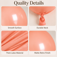 Ballons géants en latex de 36 pouces, couleur rétro, ballons de qualité supérieure, épais et durables, pour la décoration de fête, usine OEM ODM