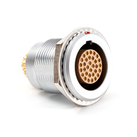 Zócalo de aviación autoblocante de precisión Push Pull 3B 2-18 24 30-Core Beauty Instrument Connector Tipo de enchufe