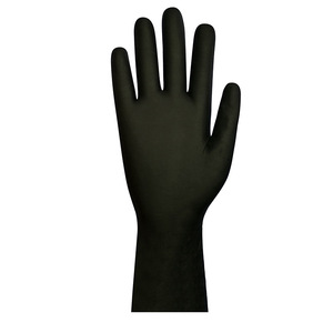 Disposable Nitrile Gloves Black Oil Proof Food Processing Protective Gloves Full Texture One Time Use Non Sterile - Product Image 4