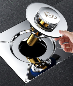 Drain <span class=keywords><strong>de</strong></span> sol <span class=keywords><strong>de</strong></span> <span class=keywords><strong>douche</strong></span> en acier inoxydable 304 <span class=keywords><strong>de</strong></span> conception carrée moderne avec <span class=keywords><strong>grille</strong></span> <span class=keywords><strong>de</strong></span> couverture amovible pour hôtels - Product Image 1