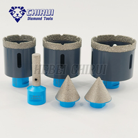 Kit de forets diamantés OEM pour marbre, ouvre-trou, perceuse à noyau et lame de scie, en coffret, pour carrelage en porcelaine et céramique