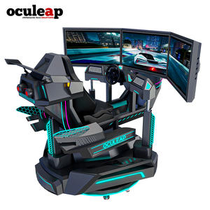 Simulatore di Guida VR con <span class=keywords><strong>3</strong></span> Schermi, Simulatore di Guida con Movimento <span class=keywords><strong>5D</strong></span> 7D 9D, Simulatore di Auto Arcade, Nuova Macchina da Gioco 12D 2026 - Product Image 1