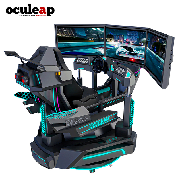 VR Racing Simulator Supplier 3 Screens Motion Driving Simulator 5D 7D 9D Car Simulator Arcade Gaming 2026 New 12D Game Machine