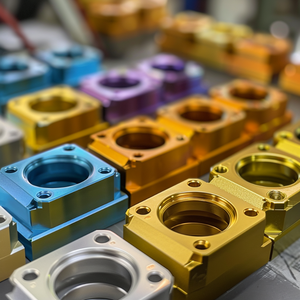 Dịch vụ gia công CNC mạ vàng tùy chỉnh trên nhôm, các bộ phận trung tâm gia công CNC 4 trục mạ anodize - Product Image 3