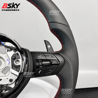 Volant en cuir pour BMW Série 3 Série 5 pour M3 M4 M5 M6 F30 F10 F15 F36 F01 F20 F22 F25 F31 F32 E70 E71 E90 X6
