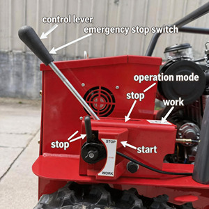 Débroussailleuse à chenilles télécommandée Diesel 80 pour le défrichement des forêts, des zones forestières et des arbustes - Product Image 4