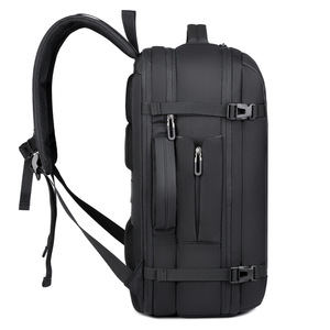 Customized Logo Expandable Laptop Backpack Business Travel Large Capacity Anti-Theft Water-Resistant <b>Computer</b> <b>Bag</b> with USB Port - Product Image 2