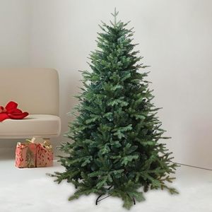 Luxury High Quality PE+PVC Eco-Friendly 210cm/7ft Hinged Artificial Christmas <b>Tree</b> <b>LED</b> <b>Lights</b> Warm White CE Certified - Product Image 5