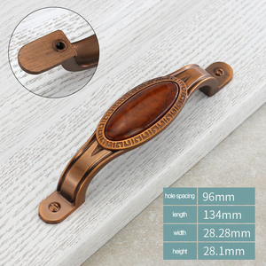 Jaya Chất Lượng Cao Châu Âu Trung Cổ Phong Cách Nhà Bếp Kẽm Hợp Kim Cổ Bronze Ngăn Kéo Núm Cổ Điển Tủ Xử Lý - Product Image 3