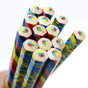 Crayons arc-<span class=keywords><strong>en</strong></span>-ciel multicolores <span class=keywords><strong>en</strong></span> bois stylo respectueux de l'environnement plomb de couleur mélangée crayon de <span class=keywords><strong>dessin</strong></span> <span class=keywords><strong>en</strong></span> bois de couleur <span class=keywords><strong>magique</strong></span> multi - Product Image 4