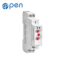 Relais de surveillance de tension sous- et surtension OPEN OPV2, alimentation AC/DC, monophasé, 10A, 1SPDT