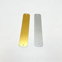 Matériaux de gravure laser : Plaques métalliques vierges, plaques nominatives en laiton à graver pour animaux de compagnie, plaques en aluminium, plaques métalliques